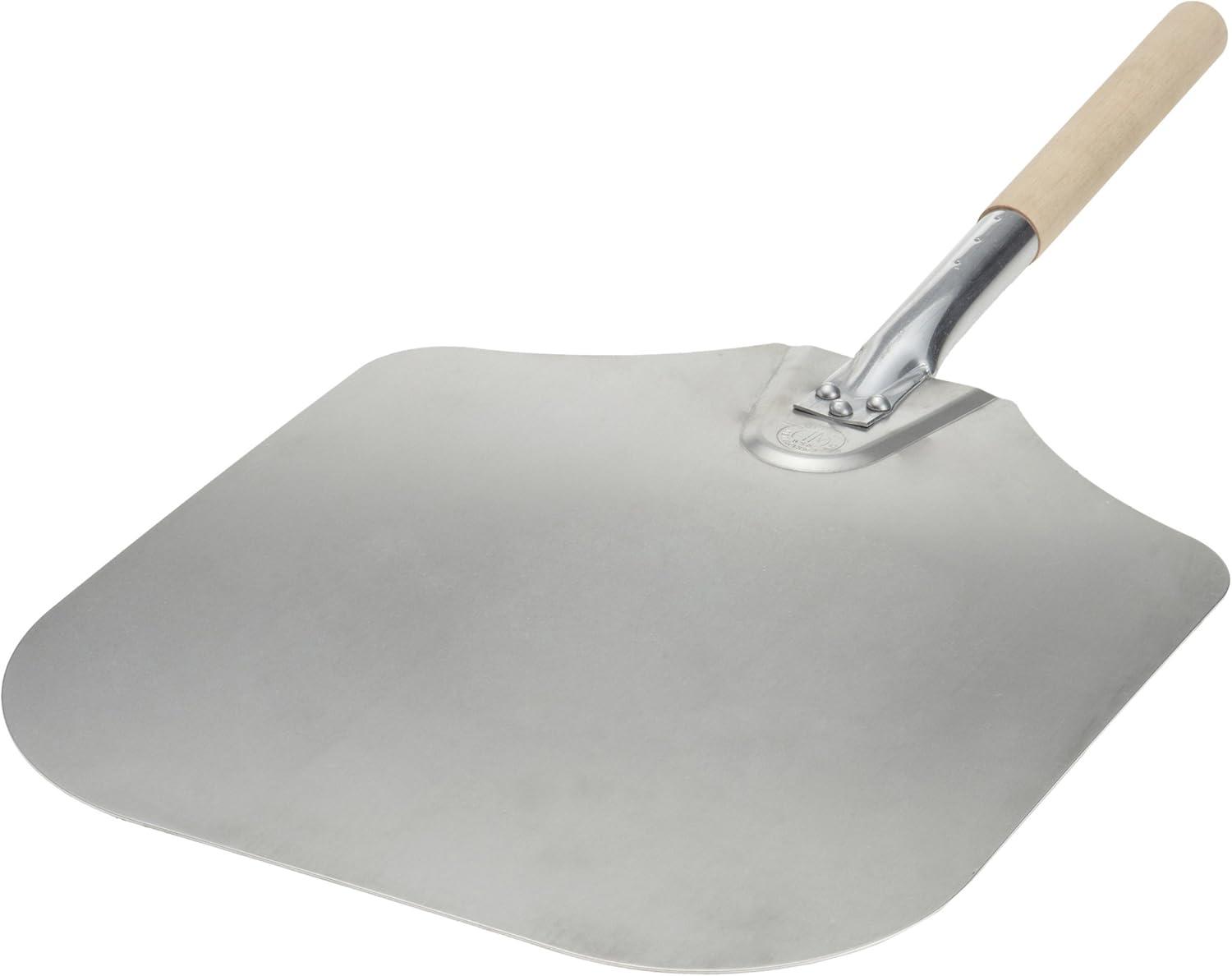 imageKitchen Supply 14Inch x 16Inch Aluminum Pizza Peel with Wood Handle