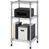 imageHoneyCanDo 3Tier Heavy Duty Adjustable Shelving Unit 250lb Per Shelf Metal Storage Rack NSF Certified Wire Shelf for Kitchen Garage Pantry Black 24 x 14 x 30 inChrome