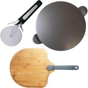 Old Stone Pizza Kitchen Rectangular Pizza Stone for Oven and Grill, 14×16-Inch(Pizza Making Kit)