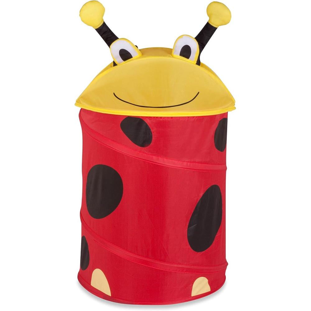 imageHoneyCanDo HMP02057 Kids PopUp Hamper Lady Bug MediumLady Bug