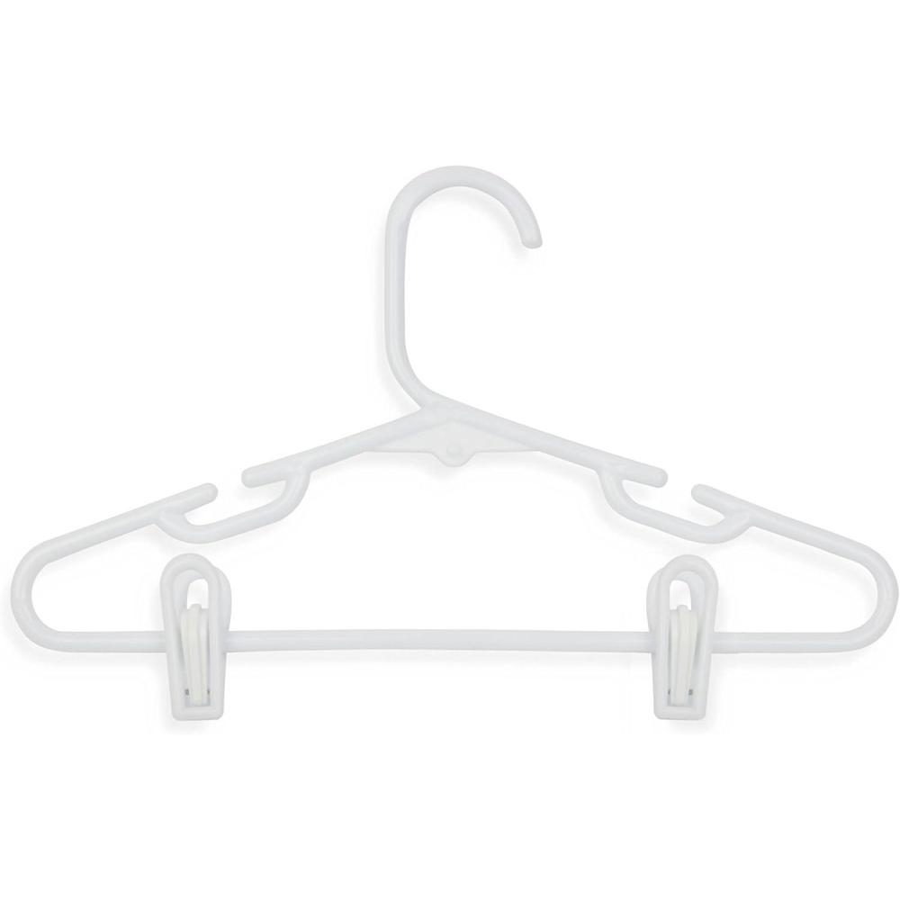 imageHoneyCanDo HNGT01329 Kids Tubular Hanger with Clips White 18Pack