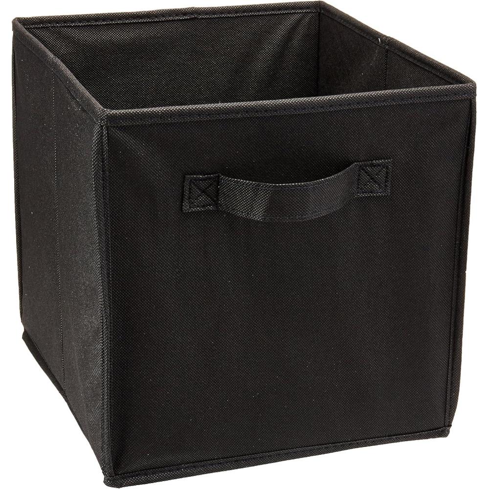 imageHoneyCanDo SFT01763 Kids Storage Bins Soft and Foldable Organizers PurpleBlack