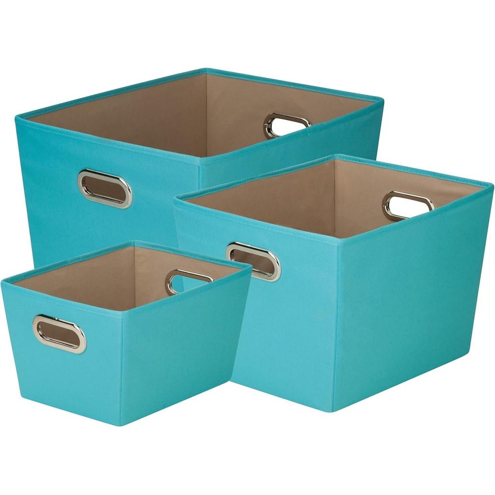 imageHoneyCanDo Turquoise Tote kitTurquoise