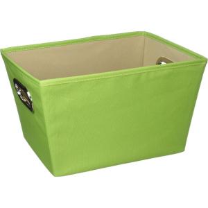 Honey-Can-Do Medium Storage Bin, Black SFT-03072 Black(Lime Green)