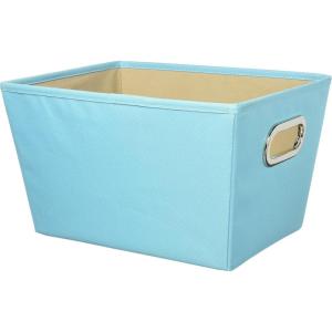 Honey-Can-Do Medium Storage Bin, Black SFT-03072 Black(Sky Blue)