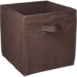 Honey-Can-Do SFT-01763 Kids Storage Bins, Soft and Foldable Organizers, Purple(Chocolate)