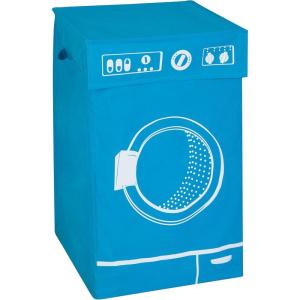 Honey-Can-Do Washing Graphic Hamper, Pink HMP-04287 Pink(Blue)