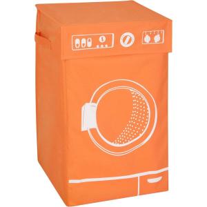 Honey-Can-Do Washing Graphic Hamper, Pink HMP-04287 Pink(Orange)