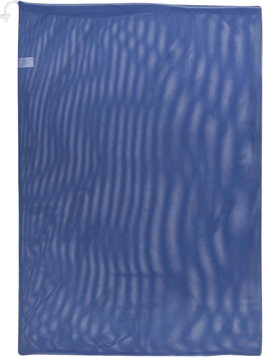 imageHoneyCanDo LBG02811 Mesh Laundry Bag with Drawstring Ocean Blue 25inches L x 36Inches HBlue
