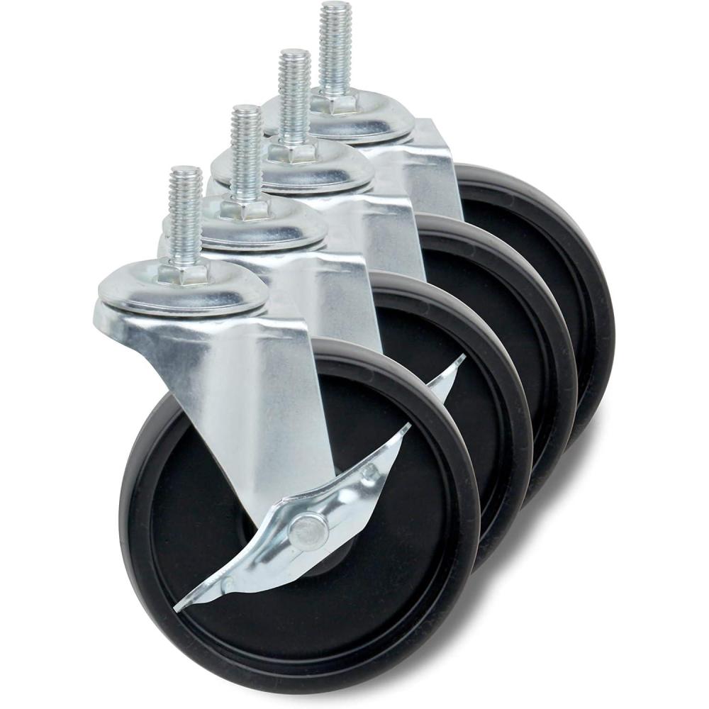 Honey-Can-Do SHF-01939 4-Inch Caster Roller Wheels for HCD Shelving ...