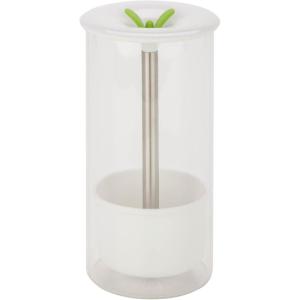 Honey-Can-Do Glass Herb Preserver, Clear/White, medium