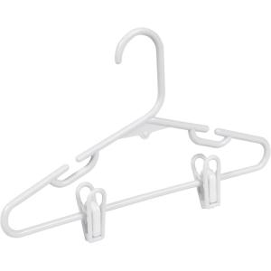 Honey-Can-Do Kids Clothes Hanger, Baby Clothes Hangers with Clips, Removable Clips are Designed to Keep Bottoms and Tops Perfectly Paired, Making it Easier to Organize and Store Outfits, 18 Pack(7″ x 0.25″ x 11.75 inches)