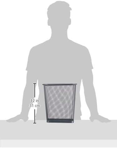 imageHoneyCanDo Mesh Desk Set Silver OFC06206 Silver 108 x 124 6 PcsSilver