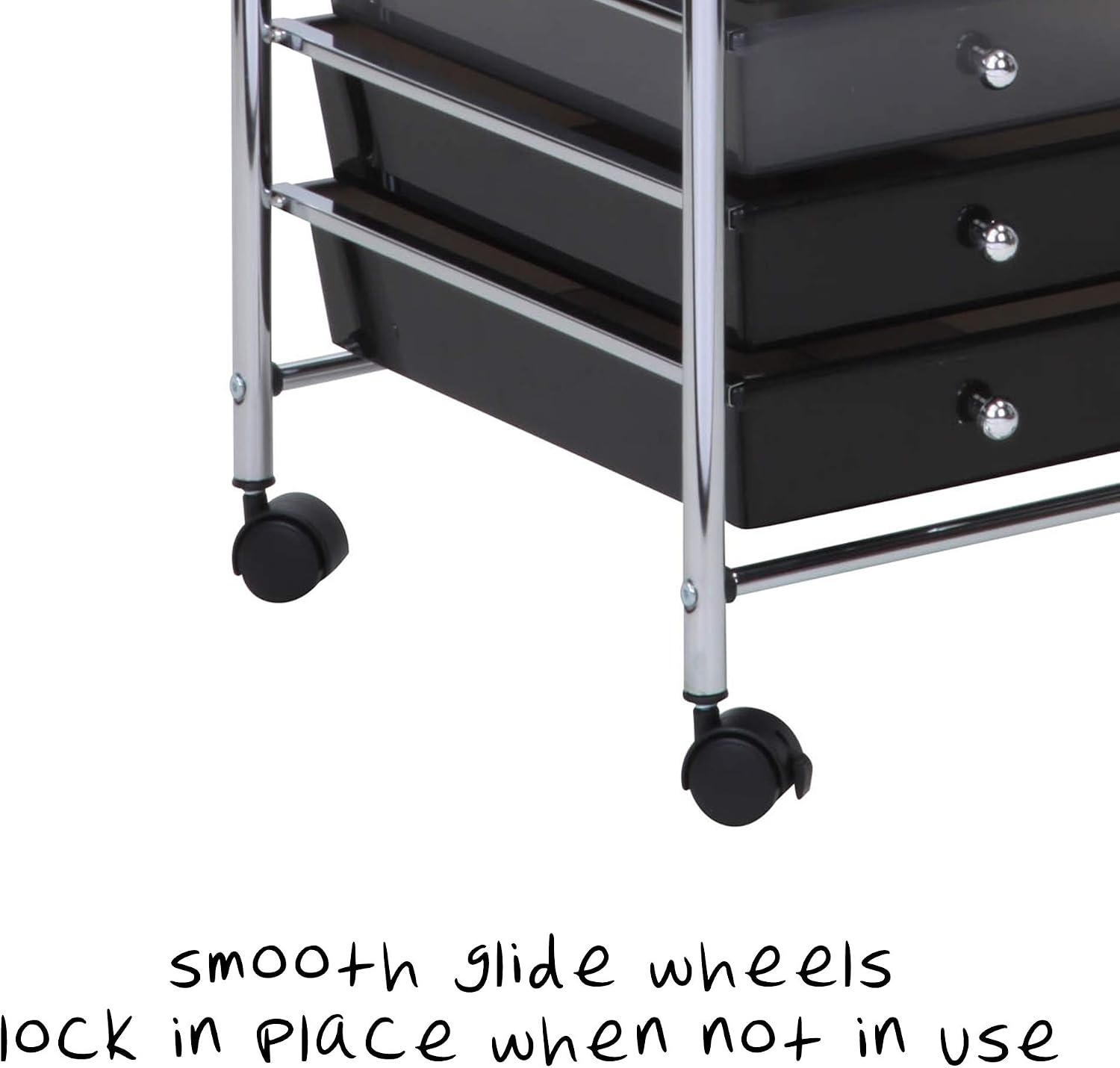 image:imageHoneyCanDo 10 Drawer Cart Shaded CRT05255 AssortedCart