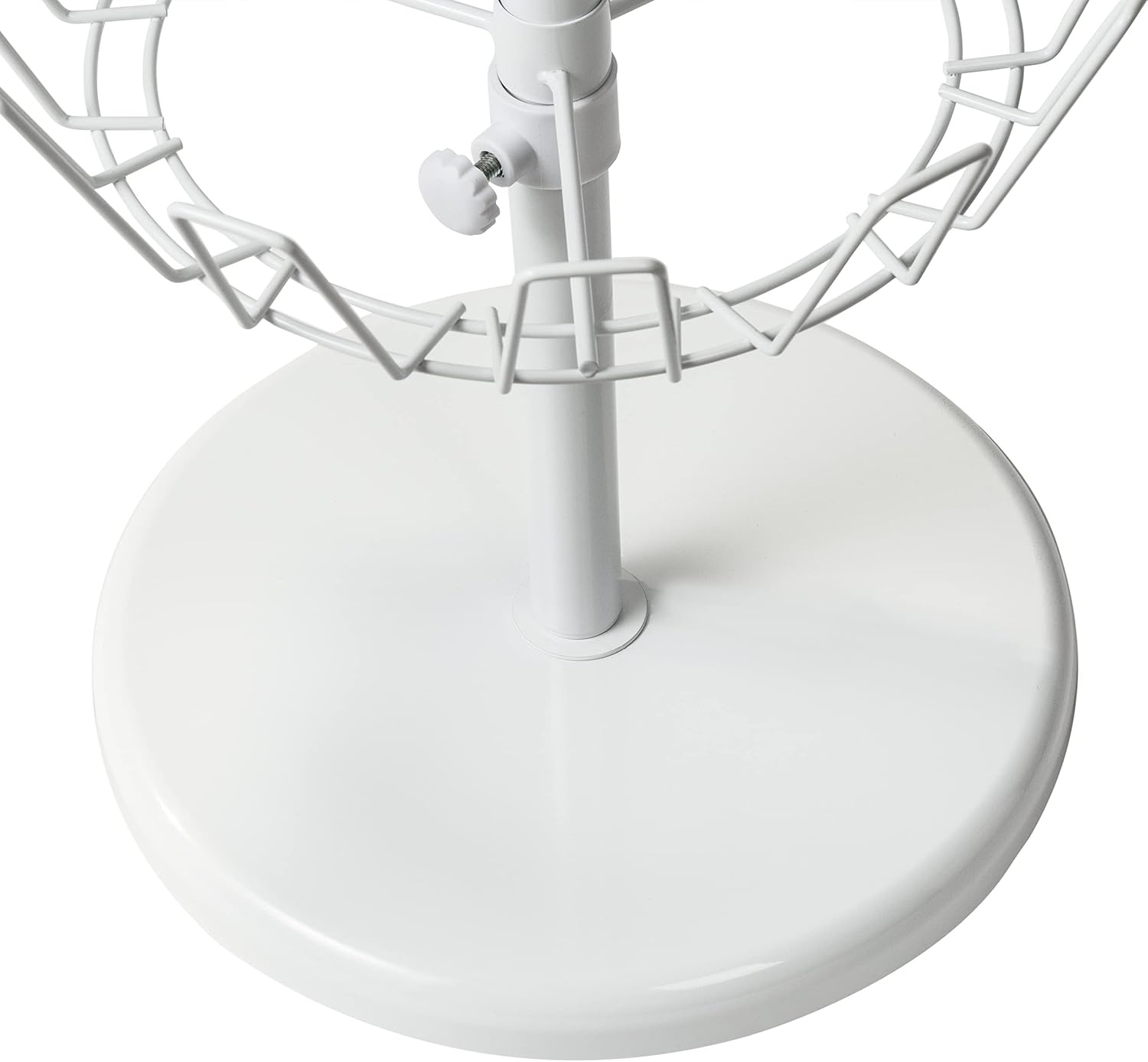 image:imageHoneyCanDo SHO02221 Shoe Tree with Spinning Handle Bronze 4Tier 30 lbsWhite