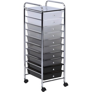 Honey-Can-Do 10 Drawer Cart, Shaded CRT-05255 Assorted(Cart)