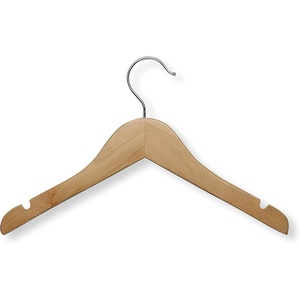 Honey-Can-Do Kids Wood Shirt Hangers- 5 pk HNG-01224 Natural